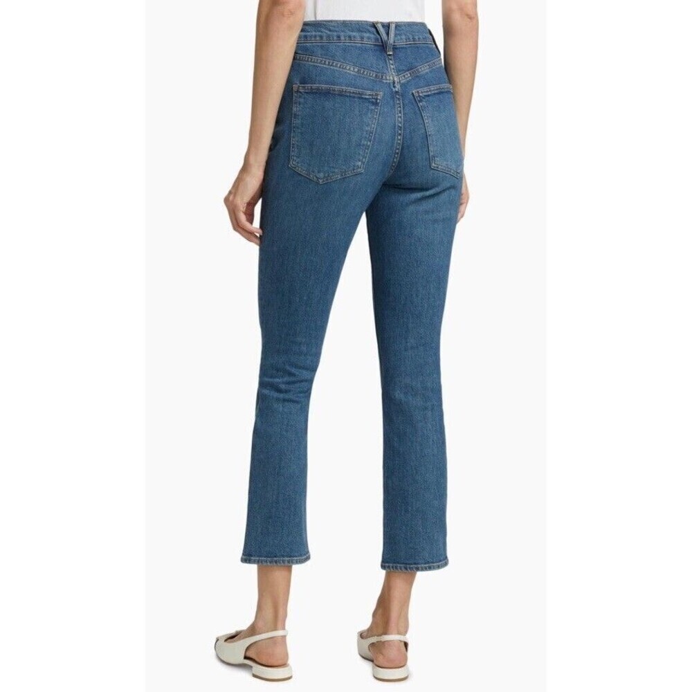 VERONICA BEARD 31‎ Ryleigh Slim Straight Ankle High-Rise Wanderer Dust Timeless - Picture 3 of 11